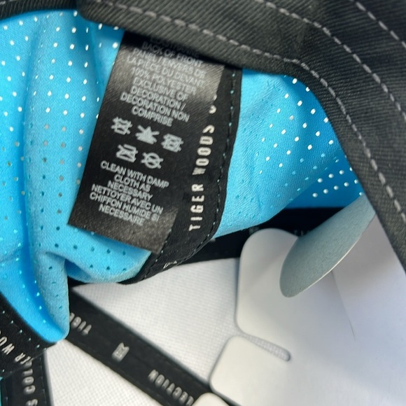 Nike Tiger Woods Legacy91 Golf Hat – S/M Flex Fit – Turquoise Cap with Logo - Picture 6 of 9